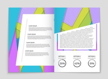 Soyut vektör düzen arka plan set. Sanat kalıp çizmek için, 