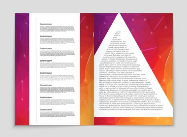 Soyut vektör düzen arka plan set