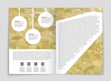 Soyut vektör düzen arka plan set. Sanat kalıp çizmek için, 