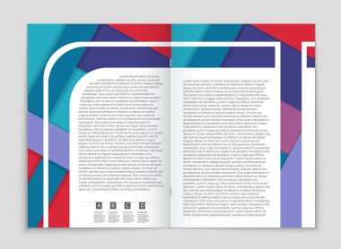 Soyut vektör düzen arka plan set