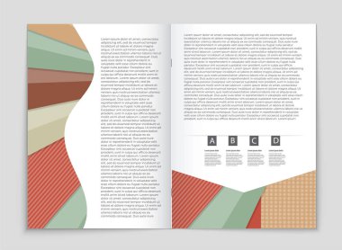 Soyut vektör düzen arka plan set. Sanat kalıp çizmek için, 