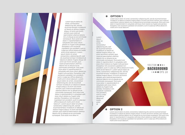 Conjunto de fundo de layout vetorial abstrato. Para design de modelo de arte , —  Vetores de Stock