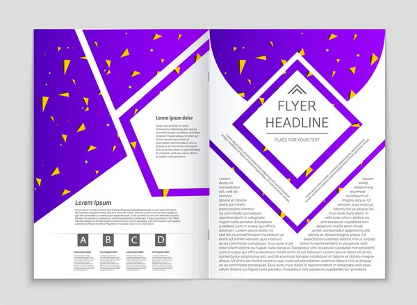 Conjunto de fundo layout vetorial abstrato — Vetor de Stock