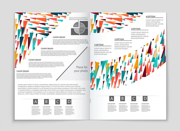 Hintergrundset für abstrakte Vektorlayouts. für Art Template Design, — Stockvektor