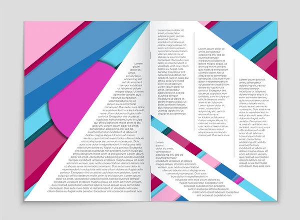 Conjunto de fundo layout vetorial abstrato — Vetor de Stock