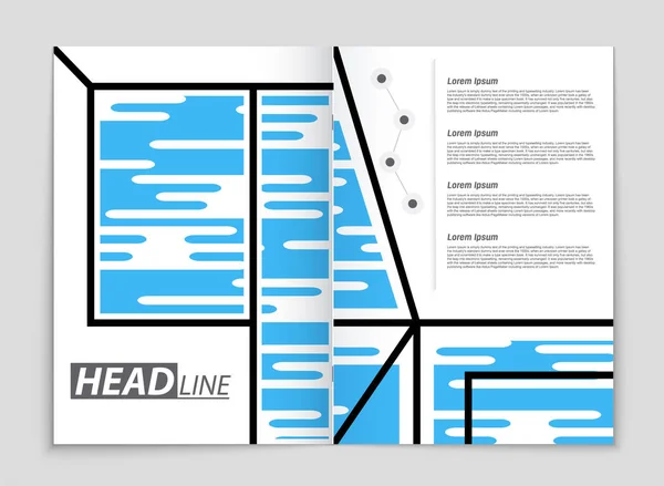 Set di sfondo astratto del layout vettoriale. Per la progettazione di modelli d'arte , — Vettoriale Stock