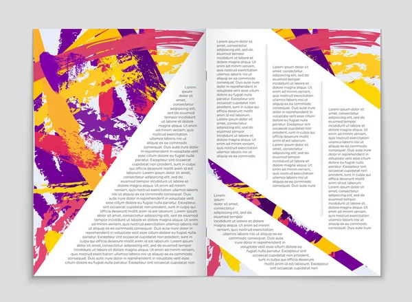 Conjunto de fundo layout vetorial abstrato — Vetor de Stock