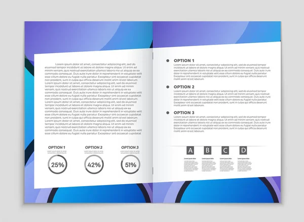 Set di sfondo astratto del layout vettoriale. Per la progettazione di modelli d'arte , — Vettoriale Stock