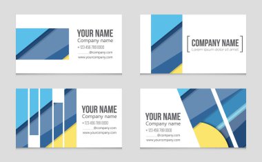 Soyut vektör düzen arka plan set. Sanat kalıp çizmek için, 