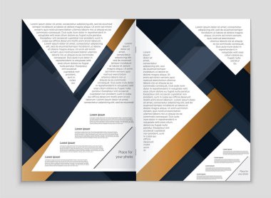 Soyut vektör düzen arka plan set. Sanat kalıp çizmek için, 