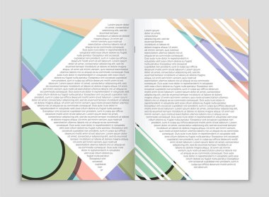 Soyut vektör düzen arka plan set. Sanat kalıp çizmek için, 