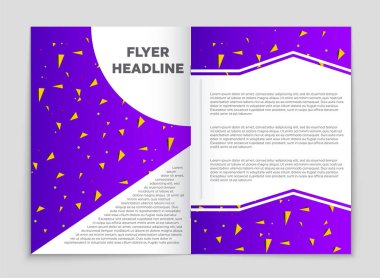 Soyut vektör düzen arka plan set. Sanat kalıp çizmek için, 