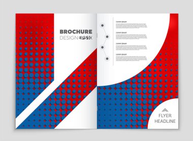 Soyut vektör düzen arka plan set. Sanat kalıp çizmek için, 