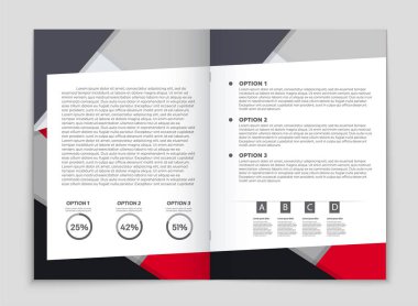 Soyut vektör düzen arka plan set. Sanat kalıp çizmek için, 