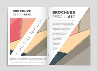 Soyut vektör düzen arka plan set. Sanat kalıp çizmek için, 