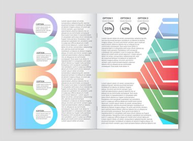 Soyut vektör düzen arka plan set. Sanat kalıp çizmek için, 
