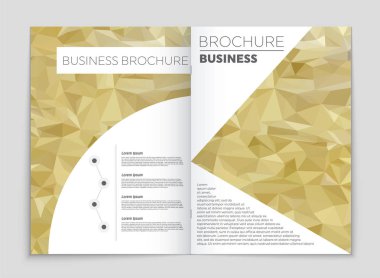 Soyut vektör düzen arka plan set. Sanat kalıp çizmek için, 