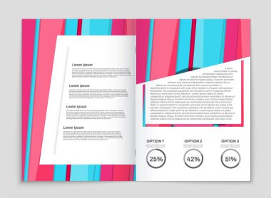 Soyut vektör düzen arka plan set. Sanat kalıp çizmek için, 