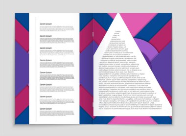 Soyut vektör düzen arka plan set. Sanat kalıp çizmek için, 