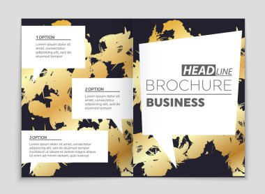 Soyut vektör düzen arka plan set. Sanat kalıp çizmek için, 