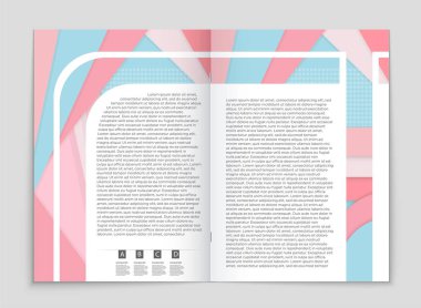 Soyut vektör düzen arka plan set