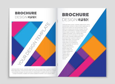 Soyut vektör düzen arka plan set. Sanat kalıp çizmek için, 