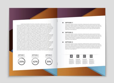 Soyut vektör düzen arka plan set. Sanat kalıp çizmek için, 