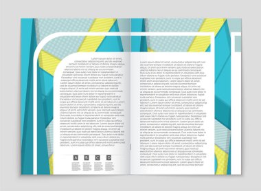 Soyut vektör düzen arka plan set