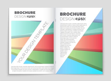 Soyut vektör düzen arka plan set. Sanat kalıp çizmek için, 