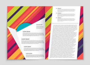 Soyut vektör düzen arka plan set. Sanat kalıp çizmek için, 