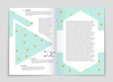 Soyut vektör düzen arka plan set. Sanat kalıp çizmek için, 