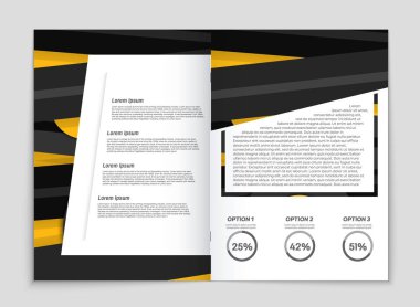 Soyut vektör düzen arka plan set. Sanat kalıp çizmek için, 