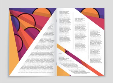 Soyut vektör düzen arka plan set