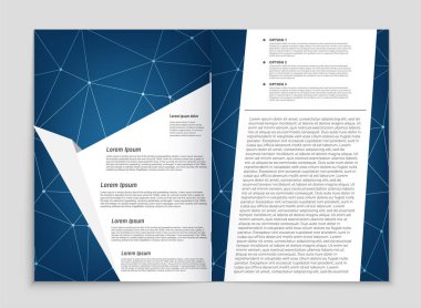 Soyut vektör düzen arka plan set. Sanat kalıp çizmek için, 