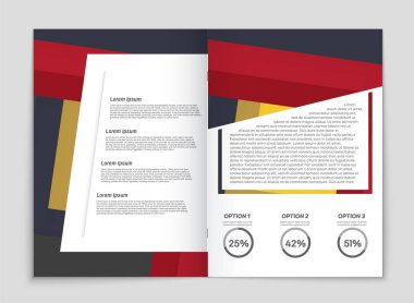 Soyut vektör düzen arka plan set. Sanat kalıp çizmek için, 