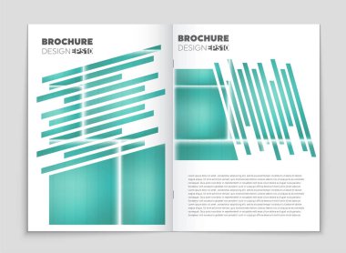 Soyut vektör düzen arka plan set. Sanat kalıp çizmek için, 