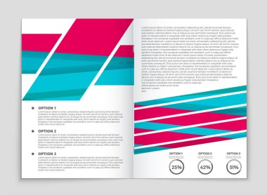 Soyut vektör düzen arka plan set. Sanat kalıp çizmek için, 