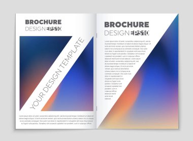 Soyut vektör düzen arka plan set. Sanat kalıp çizmek için, 