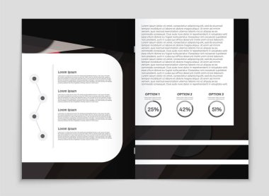 Soyut vektör düzen arka plan set. Sanat kalıp çizmek için, 