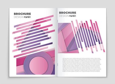 Soyut vektör düzen arka plan set. Sanat kalıp çizmek için, 