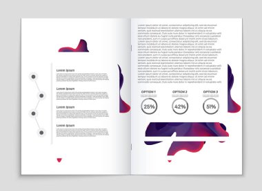 Soyut vektör düzen arka plan set. Sanat kalıp çizmek için, 