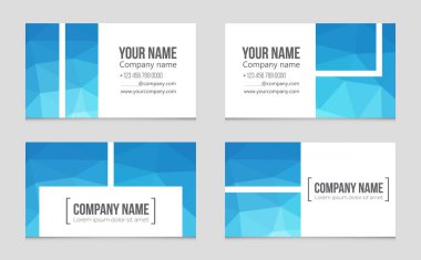 Soyut vektör düzen arka plan set. Sanat kalıp çizmek için, 