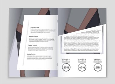 Soyut vektör düzen arka plan set. Sanat kalıp çizmek için, 