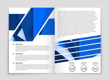 Soyut vektör düzen arka plan set. Sanat kalıp çizmek için, 