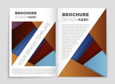 Soyut vektör düzen arka plan set. Sanat kalıp çizmek için, 