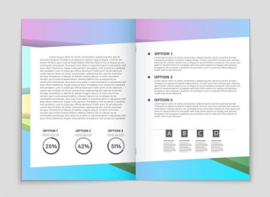 Soyut vektör düzen arka plan set. Sanat kalıp çizmek için, 