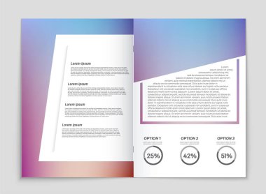 Soyut vektör düzen arka plan set. Sanat kalıp çizmek için, 