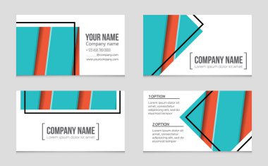 Soyut vektör düzen arka plan set. Sanat kalıp çizmek için, 