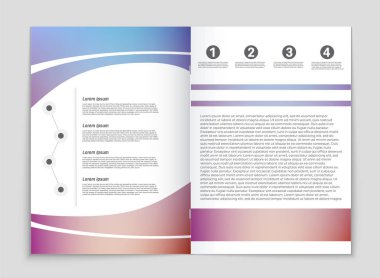 Soyut vektör düzen arka plan set. Sanat kalıp çizmek için, 