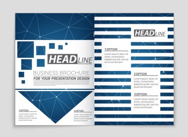 Soyut vektör düzen arka plan set. Sanat kalıp çizmek için, 